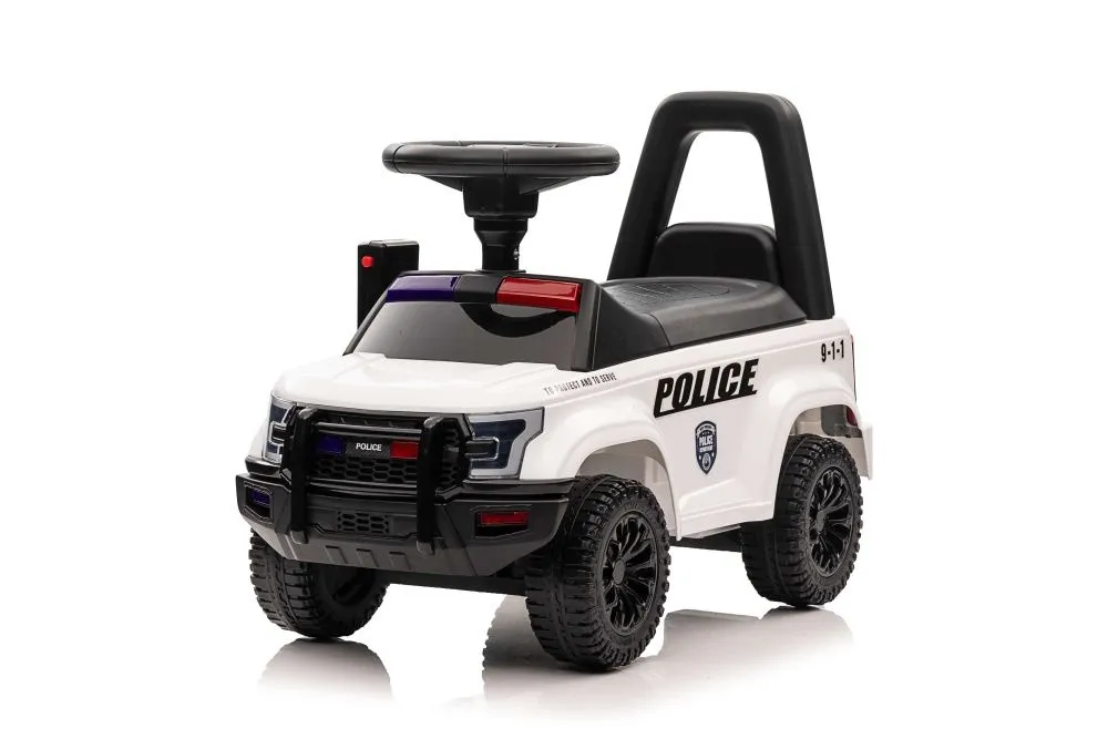 dječja guralica police - bijela - slika 3