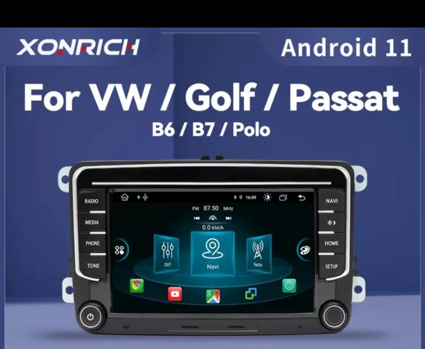 vw golf passat b6 b7 polo original multimedija android navigacija wifi - slika 1