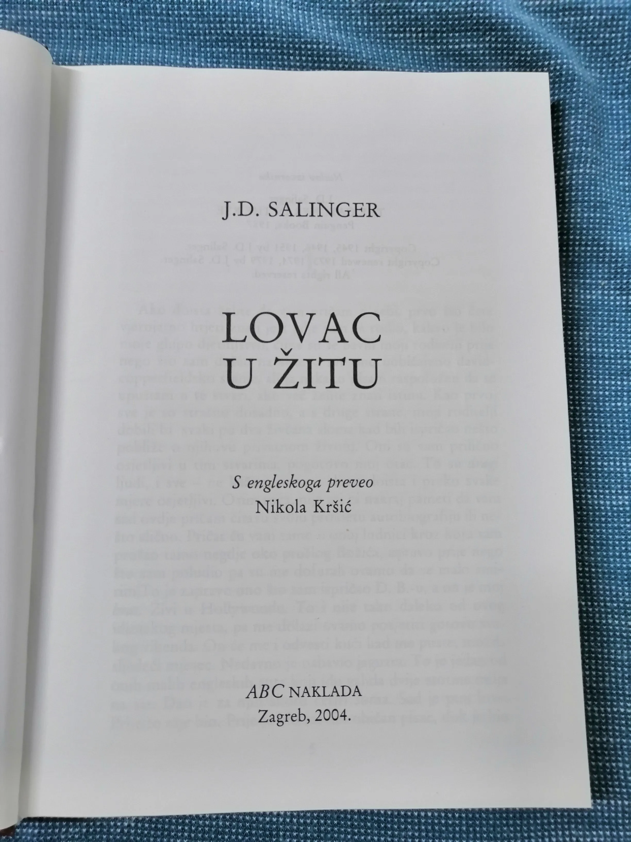 j.d. salinger – lovac u žitu - slika 2