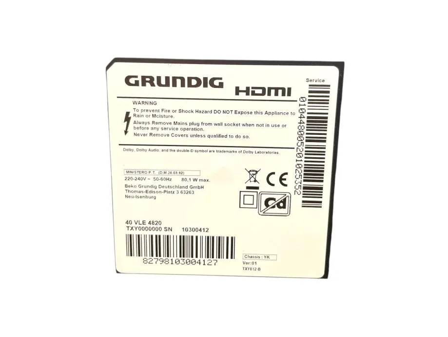 grundig 40 vle 4820 dled tv / r1, rate! - slika 4