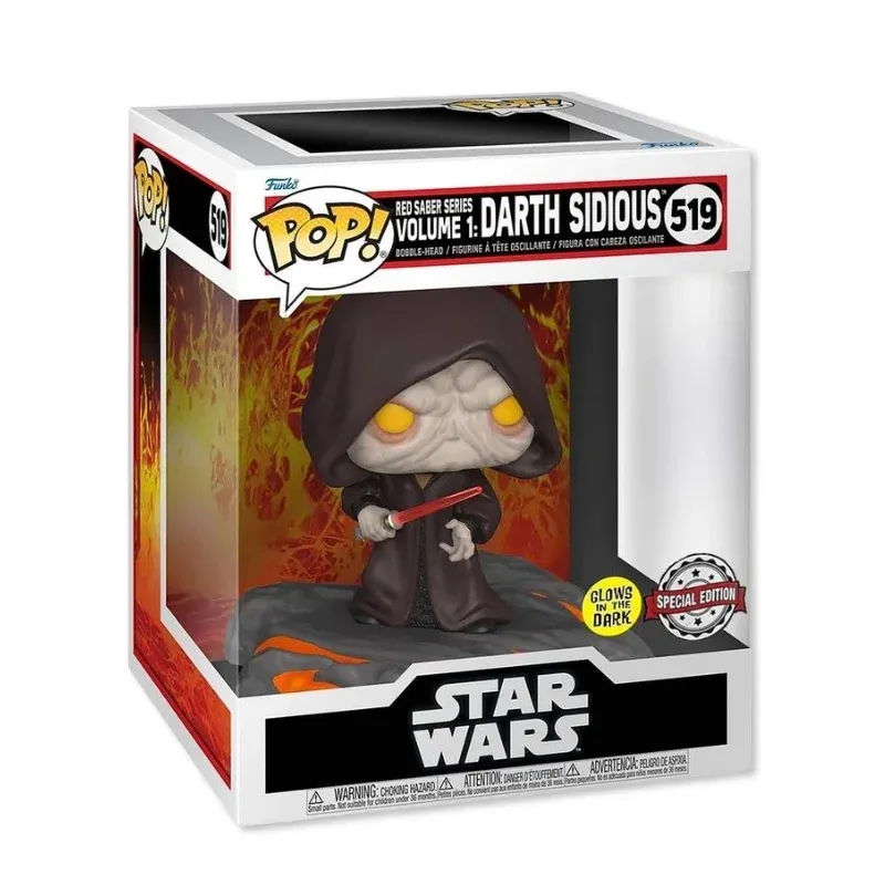 Funko Pop! Deluxe: Star Wars – Darth Sidious (GITD) #519 - Zagreb