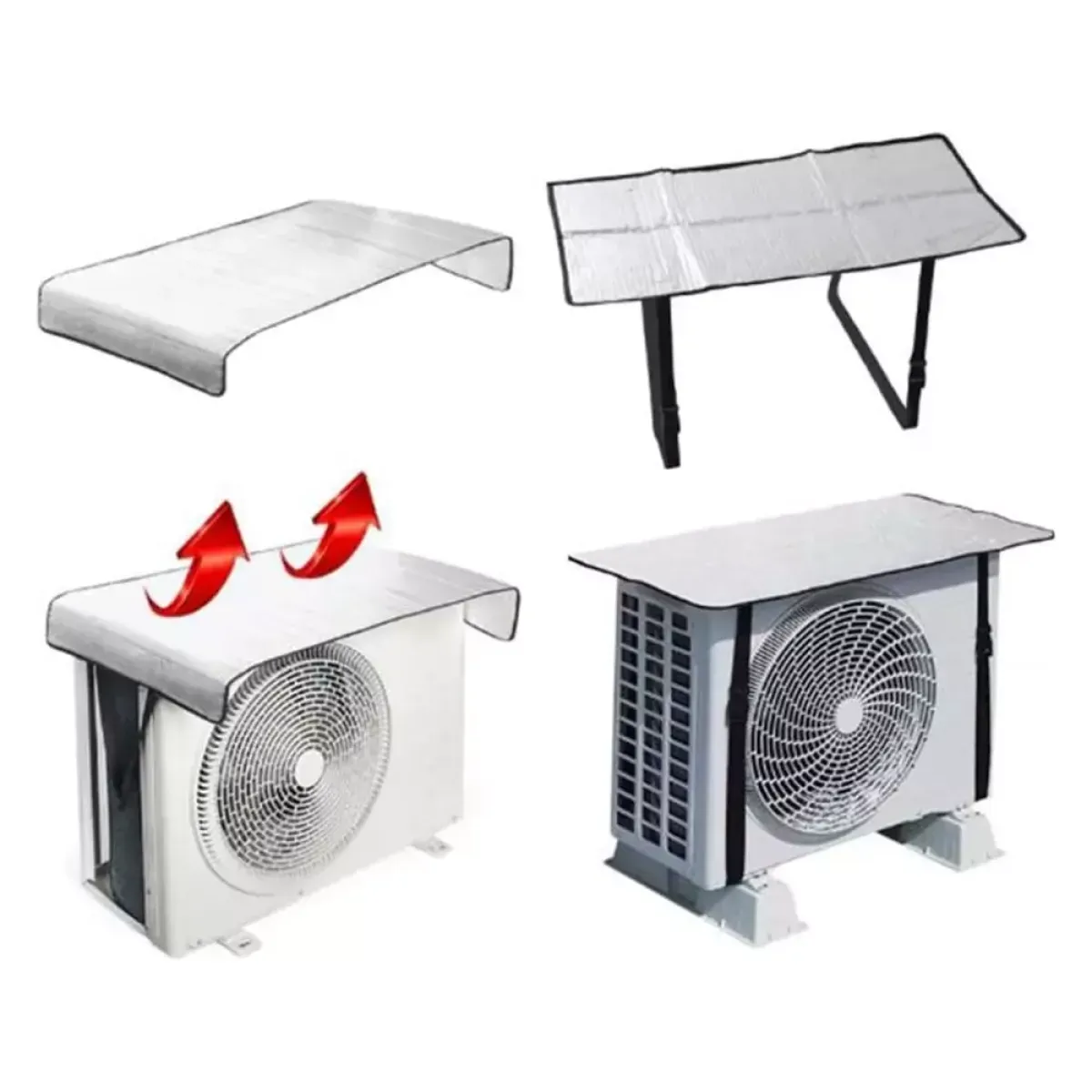 zaštita za vanjski dio klima uređaja – aluminijski krov - slika 13