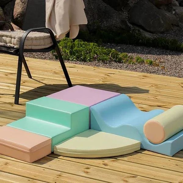 set od 6 pjenastih blokova soft play - svijetlo pastelna boja explorer - slika 21