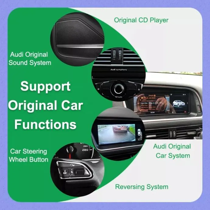 original android za audi q5 2009-2017 multimedija navigacija + kamera - slika 2