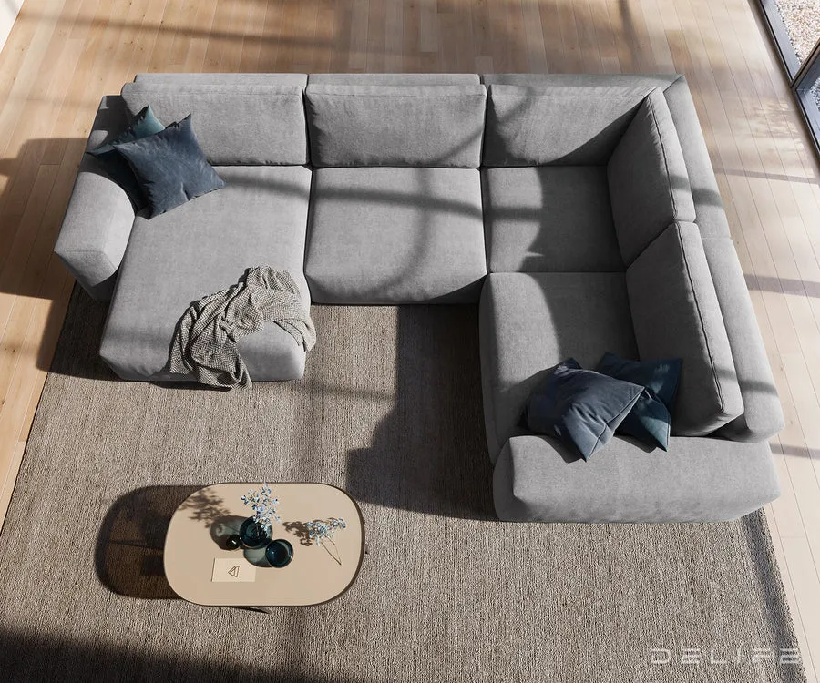 velika kutna garnitura lanzo xl 364x258cm, materijal: mikrofibra - slika 4