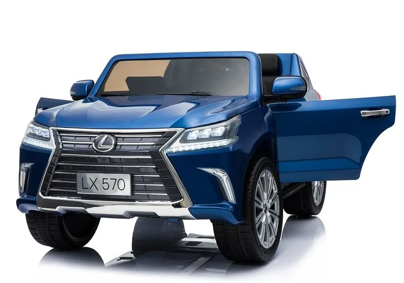 licencirani auto na akumulator lexus dk-lx570 - plavi/lakirani - slika 8