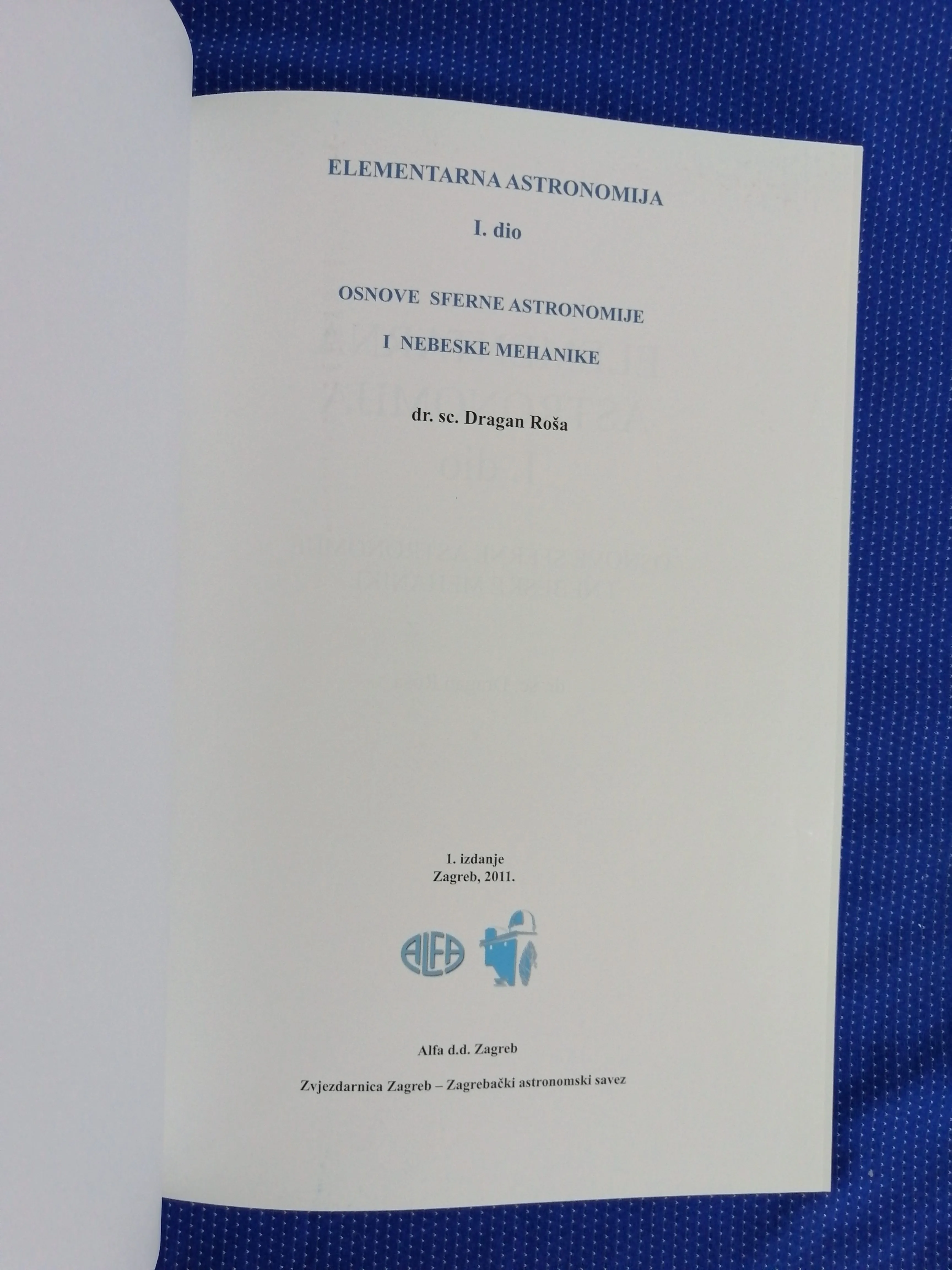 dragan roša – elementarna astronomija i. - slika 2