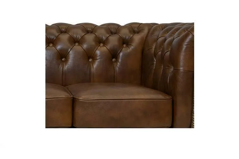 chesterfield dvosjed first class leather | 2-sjedišta - slika 4