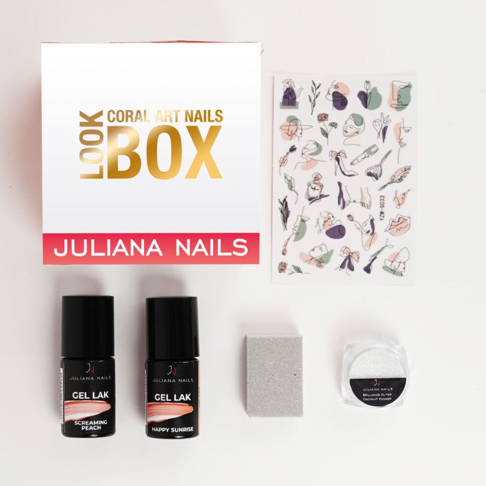Look Box – Coral Art Nails - Zagreb