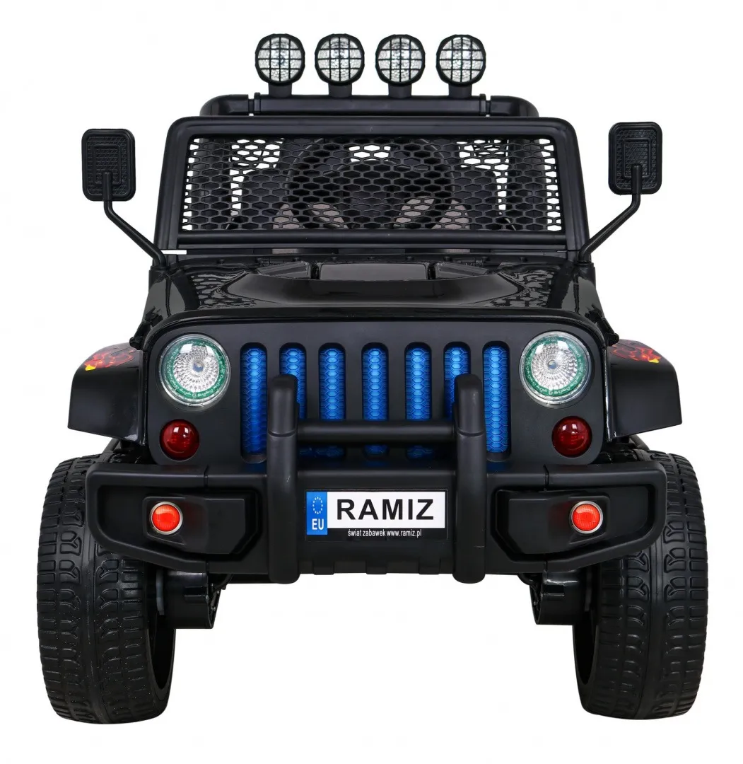 auto na akumulator new raptor drifter 4 x 4 - crni/plamen - slika 3