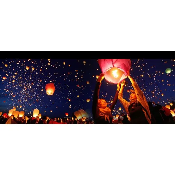 (pak 5kom) japanski wish baloni! lampion želja - slika 6