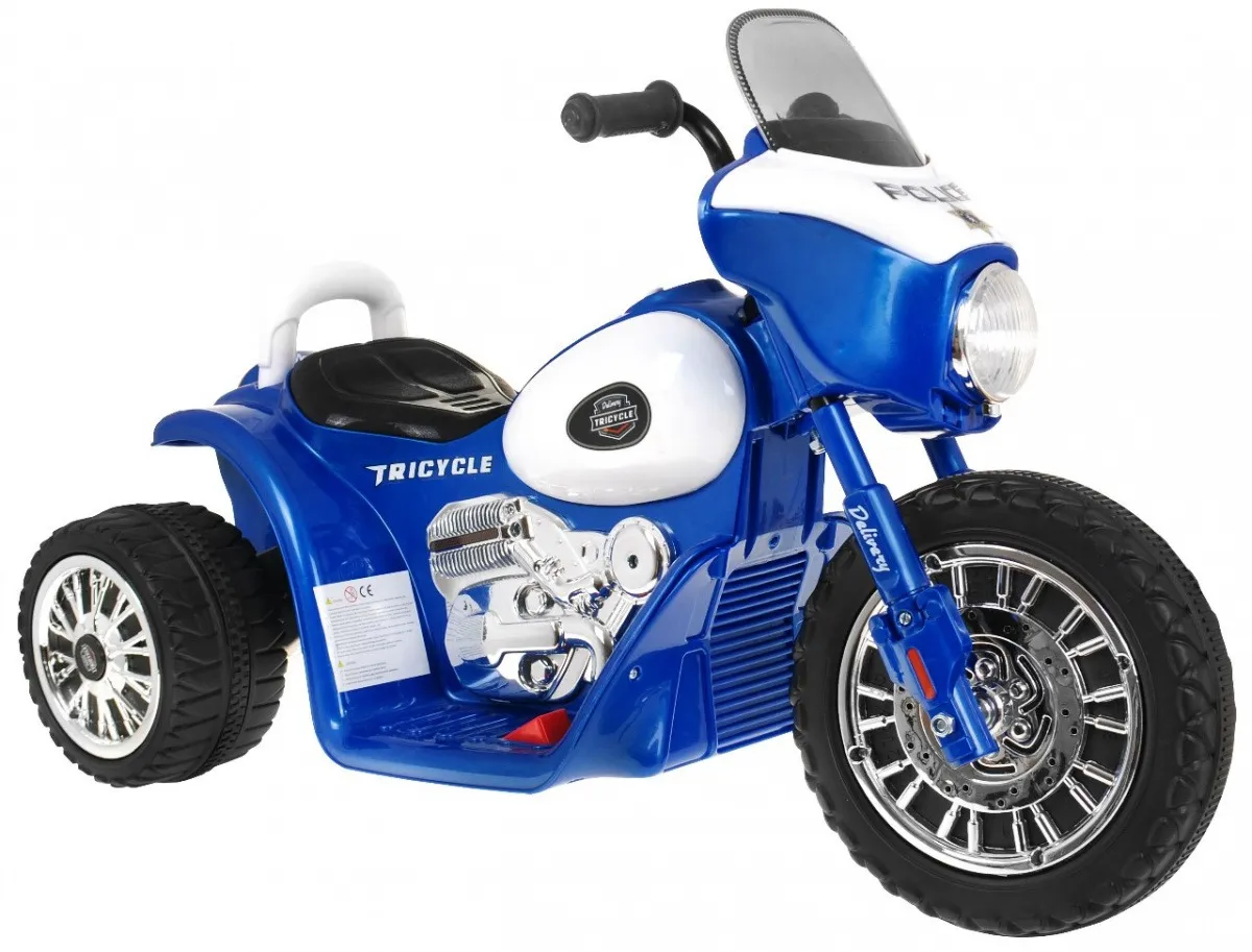 motor na akumulator chopper -plavi - slika 2