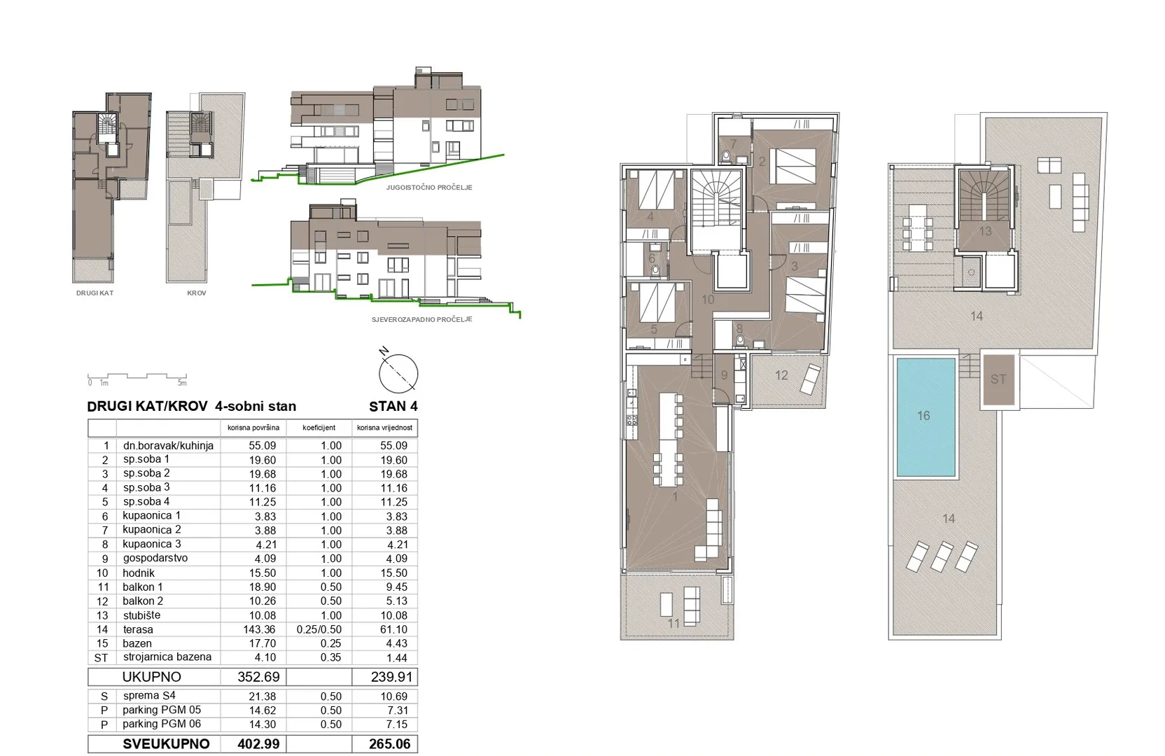 luksuzni apartmani udaljeni 80 m od mora, novogradnja - kožino - slika 29