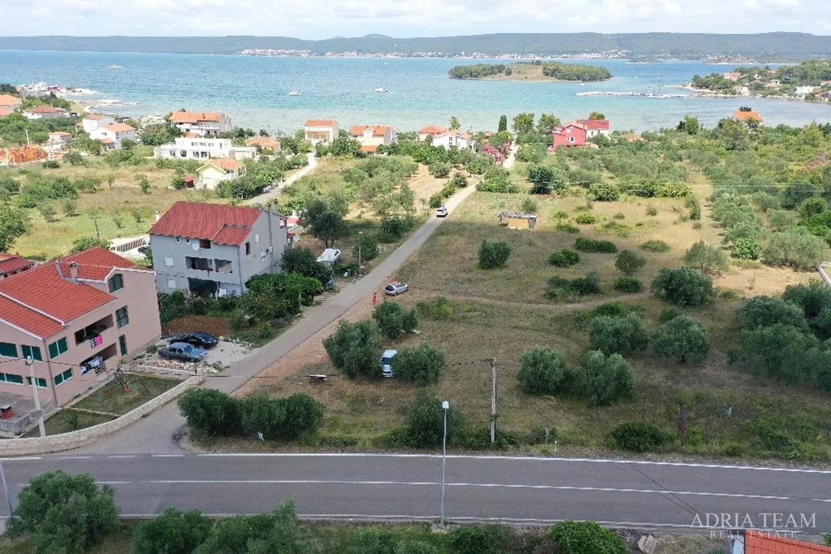 građevinsko zemljište s pogledom na more, 200 m od mora, mrljane - pašman - slika 5