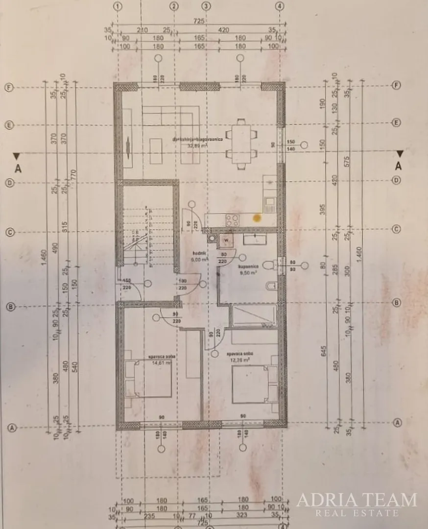stambena zgrada s tri stambene jedinice i krovnom terasom - vir - slika 33