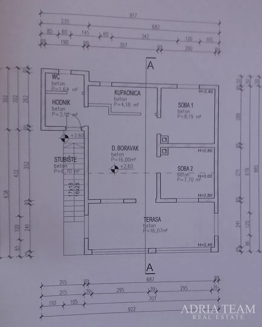 kuća s 2 stambene jedinice, 230 m od mora, vir - slika 18