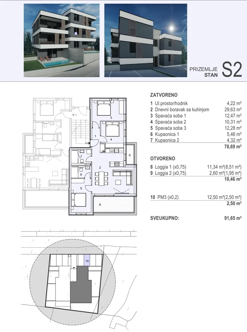 apartmani u novogradnji, 100 m od mora i plaže! šimuni - pag - slika 6