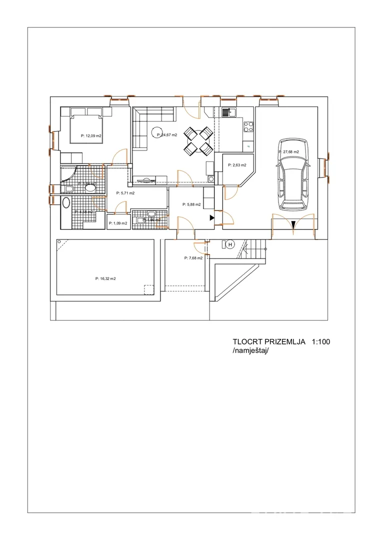 kuća s 3 apartmana i velikom okućnicom - poljana, ugljan - slika 31