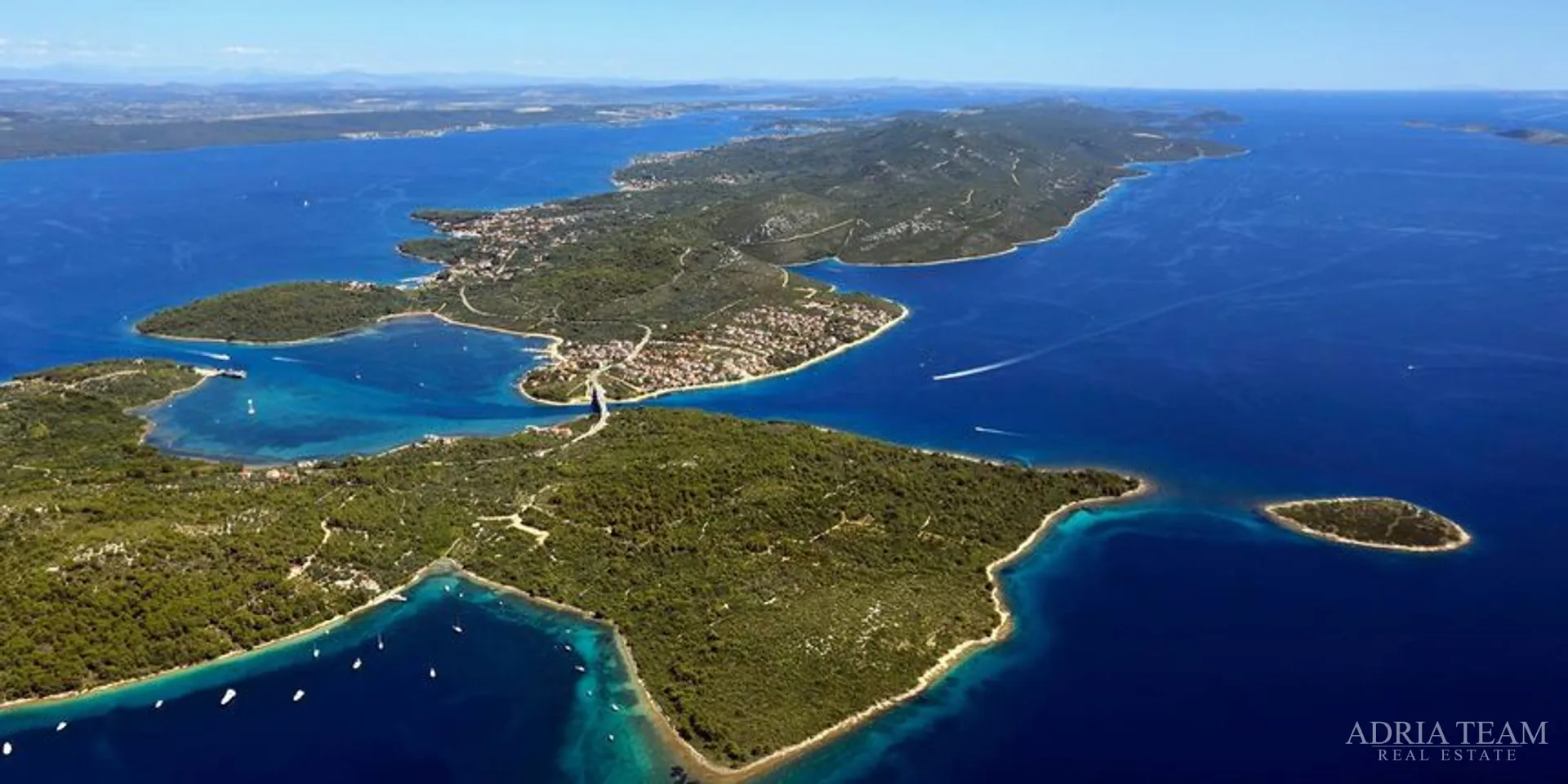 građevinsko zemljište s pogledom na more, 190 m od mora, pašman - ždrelac - slika 9