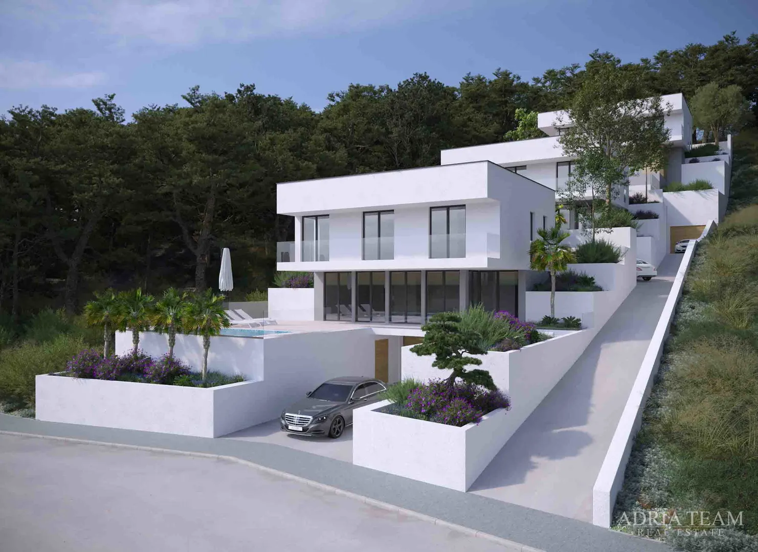 građevinsko zemljište 1.313 m² s projektom vile i pomoćne građevine - novigrad, zadar - slika 3