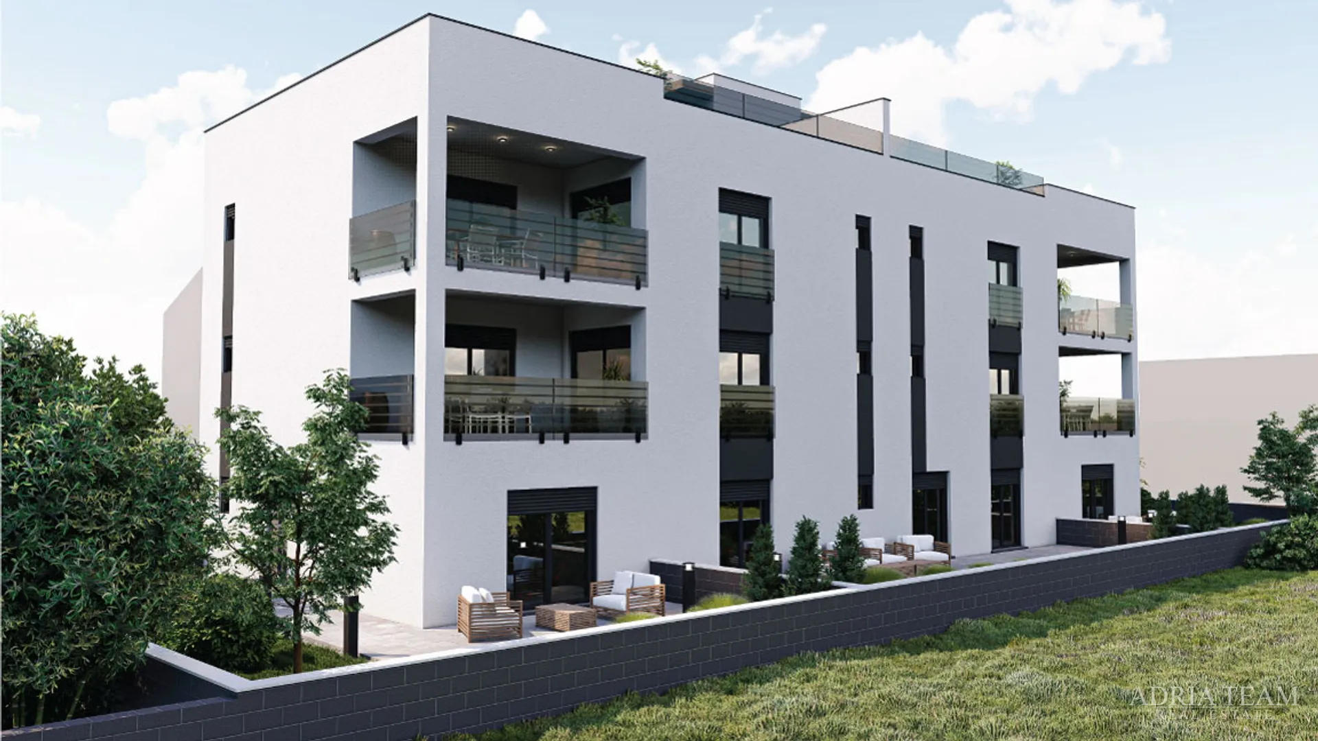 LJETNA AKCIJA! PENTHOUSE S KROVNOM TERASOM I POGLEDOM NA MORE, 400 m OD MORA, SABUNIKE - ZADAR - Privlaka