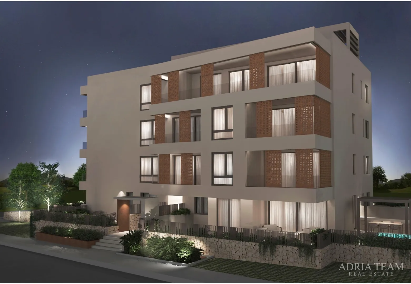 penthouse s krovnim terasama u stambenoj zgradi, novogradnja - vitrenjak, zadar - slika 4