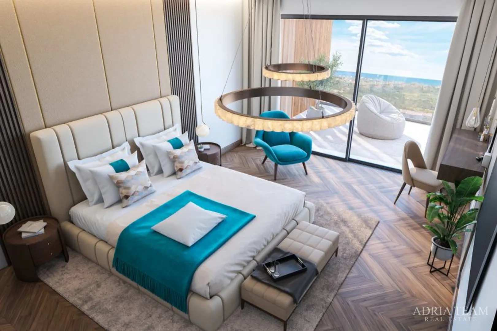 moderna vila s pogledom na more, novogradnja - kaštelir - slika 6