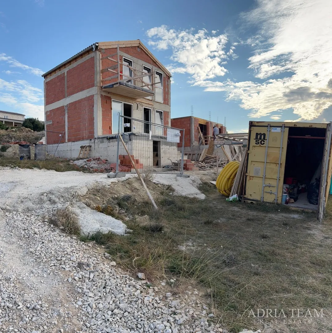 kuće s bazenom, 80 m od mora, novogradnja - vlašići, pag - slika 5