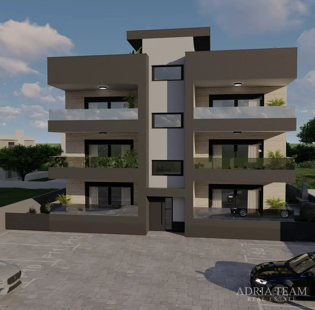 APARTMANI UDALJENI 300 m OD PLAŽE, NOVOGRADNJA, POGLED NA MORE - PRIVLAKA