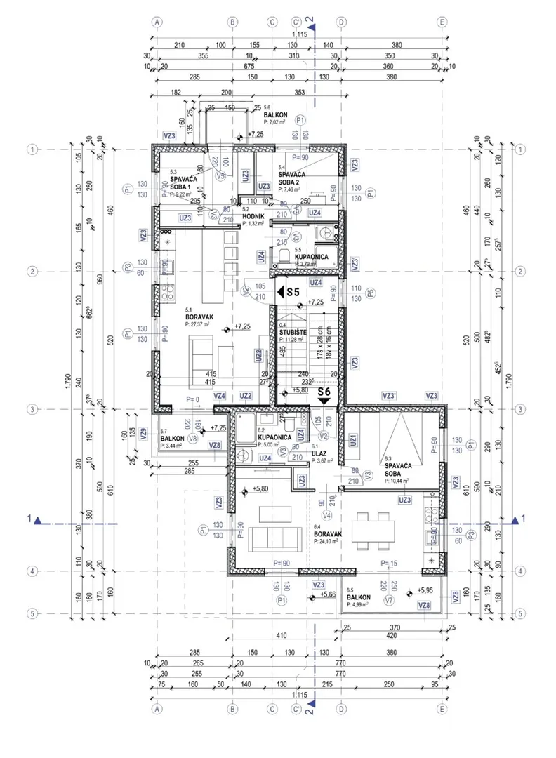 apartmani na izvrsnoj lokaciji u urbanoj vili, novogradnja - povljana, pag - slika 40