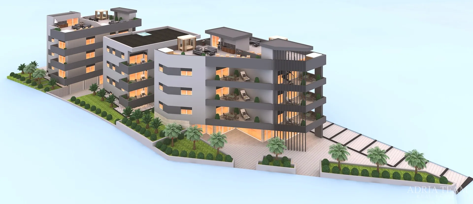 Apartmani U Novogradnji S Pogledom Na More I Gratis Parkingom - Sukošan