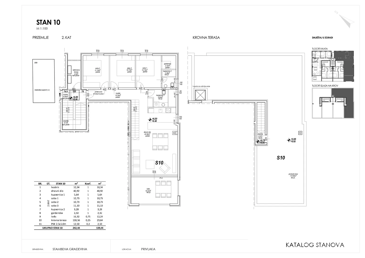 jednoetažni i višeetažni apartmani u stambenoj zgradi, novogradnja, 150 m od mora - privlaka - slika 26
