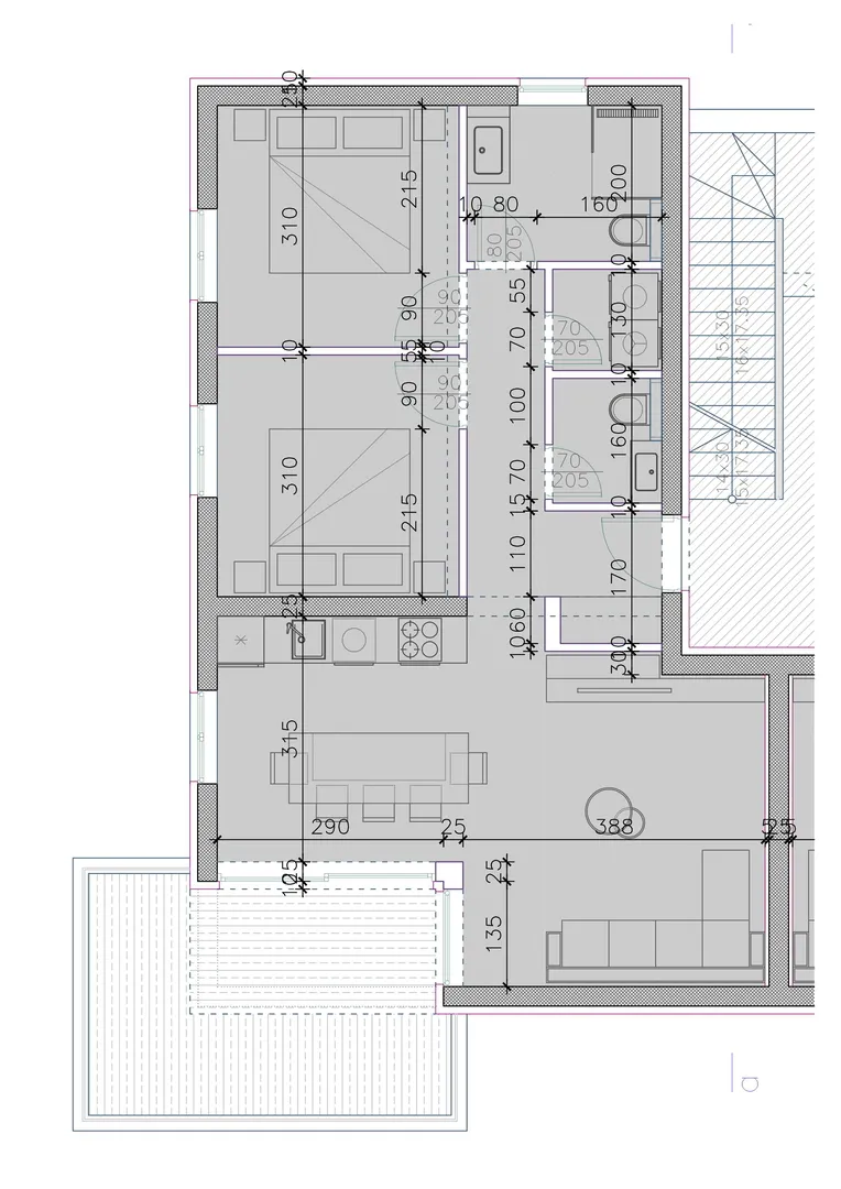apartmani u novogradnji s pogledom na more i gratis parkingom - sukošan - slika 75