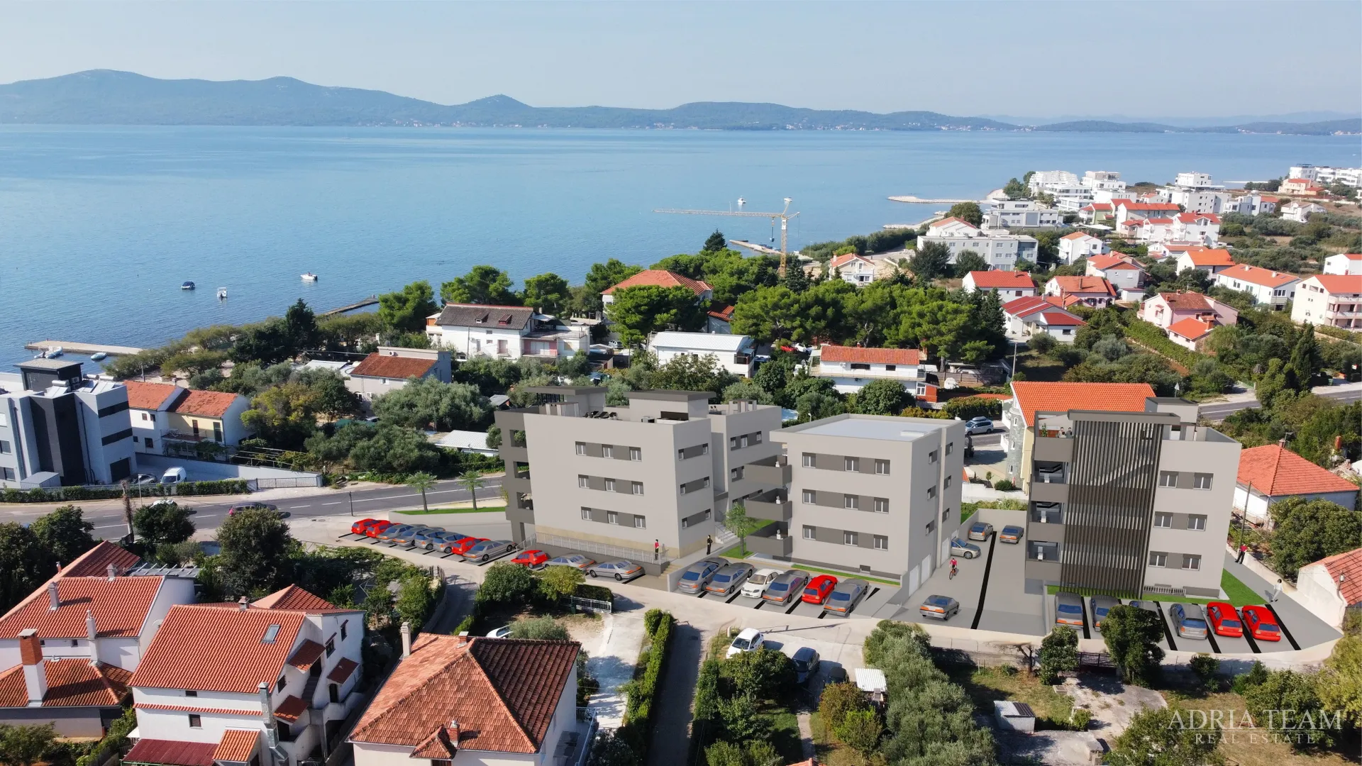 apartmani u novogradnji s pogledom na more i gratis parkingom - sukošan - slika 12
