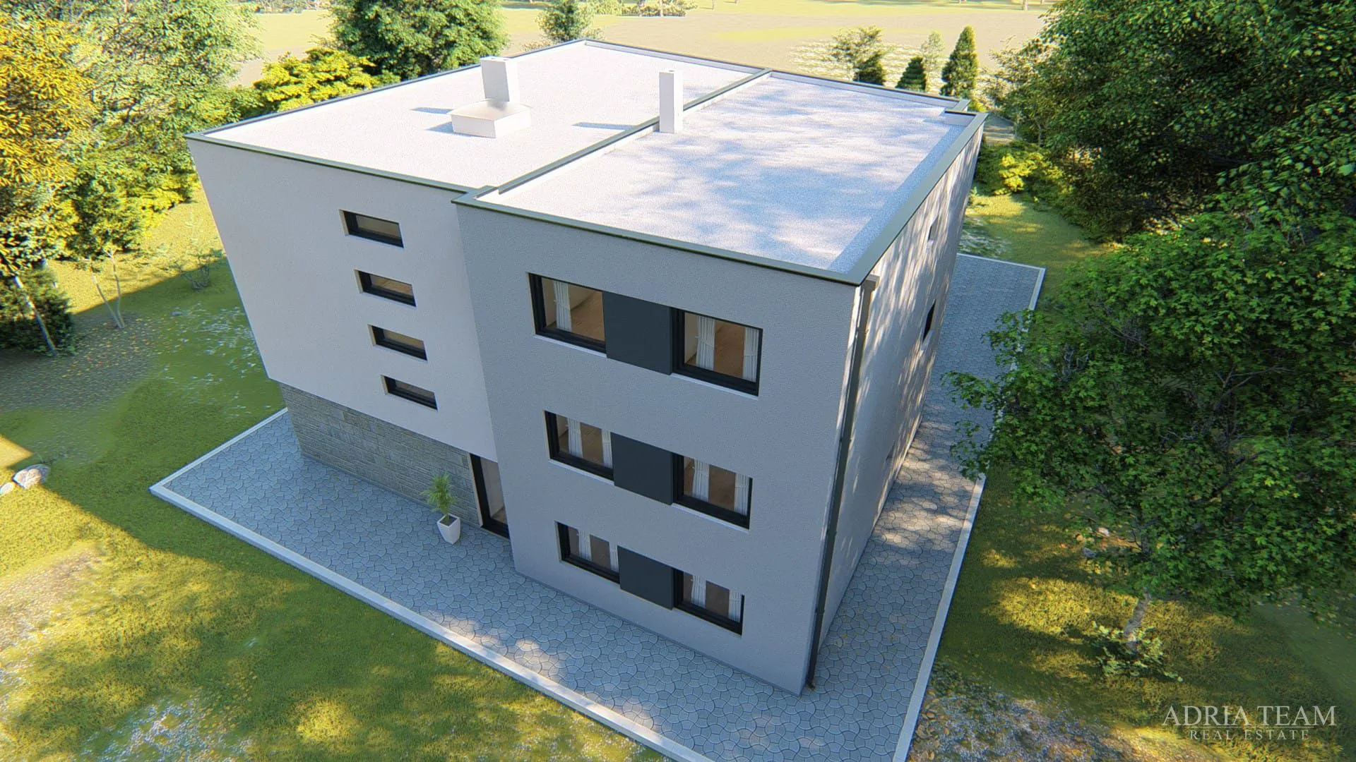 apartmani, novogradnja, prvi red do mora - vir, južna strana, centar - slika 15