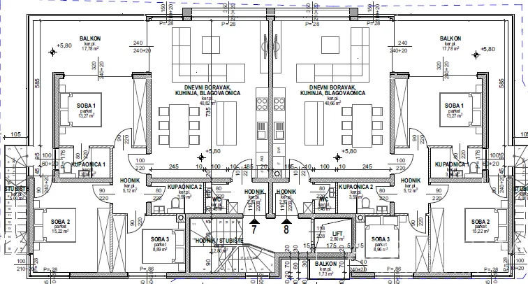 novogradnja – apartmani u povljani (otok pag) | 800 m od mora - slika 10