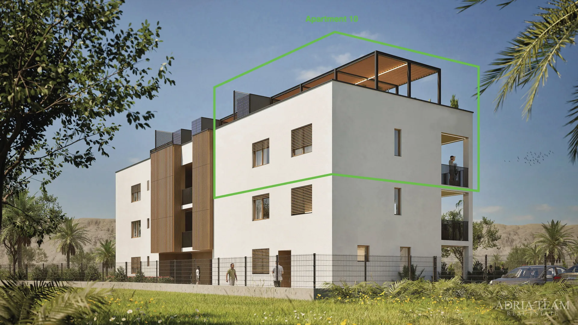 luksuzni apartman s krovnom terasom - nin, zadar - slika 4