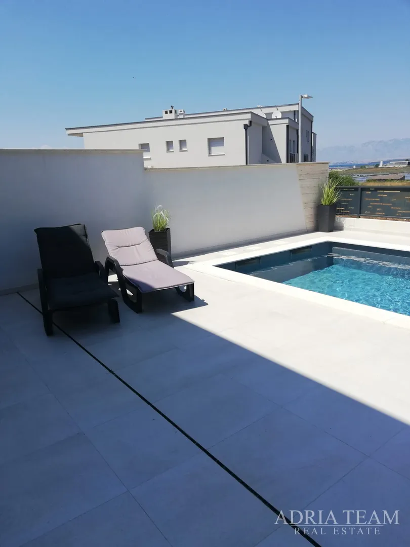 jesenska akcija! kuća za odmor s bazenom, 120 m od mora, nin - zadar - slika 51