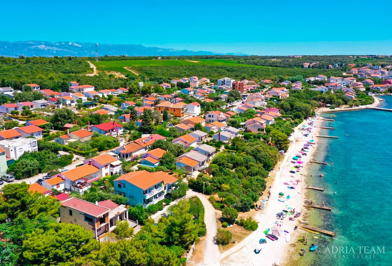 apartman s dvije terase, drugi red do mora - petrčane - slika 48