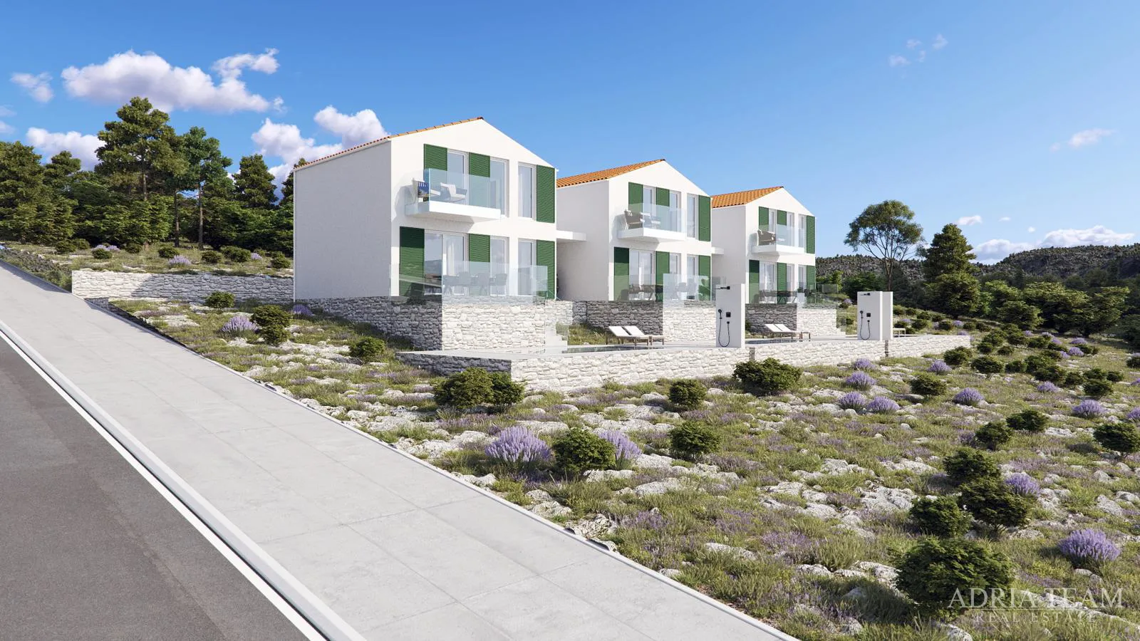KUĆE S BAZENOM, 80 m OD MORA, NOVOGRADNJA - VLAŠIĆI, PAG
