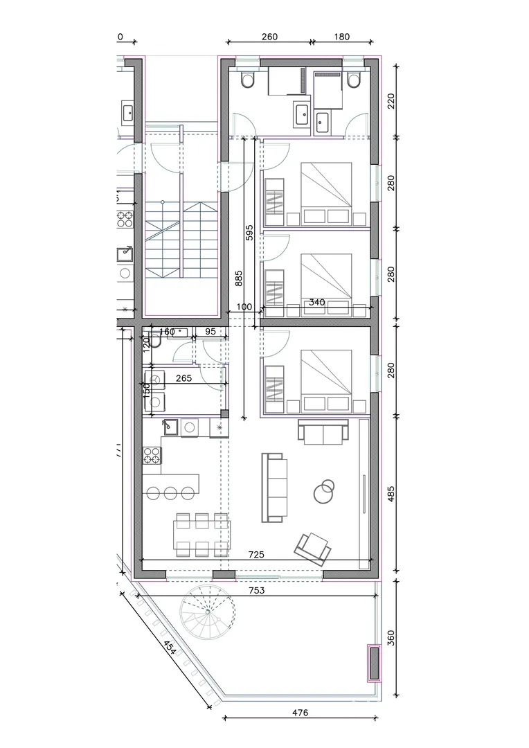 apartmani u novogradnji s pogledom na more i gratis parkingom - sukošan - slika 74