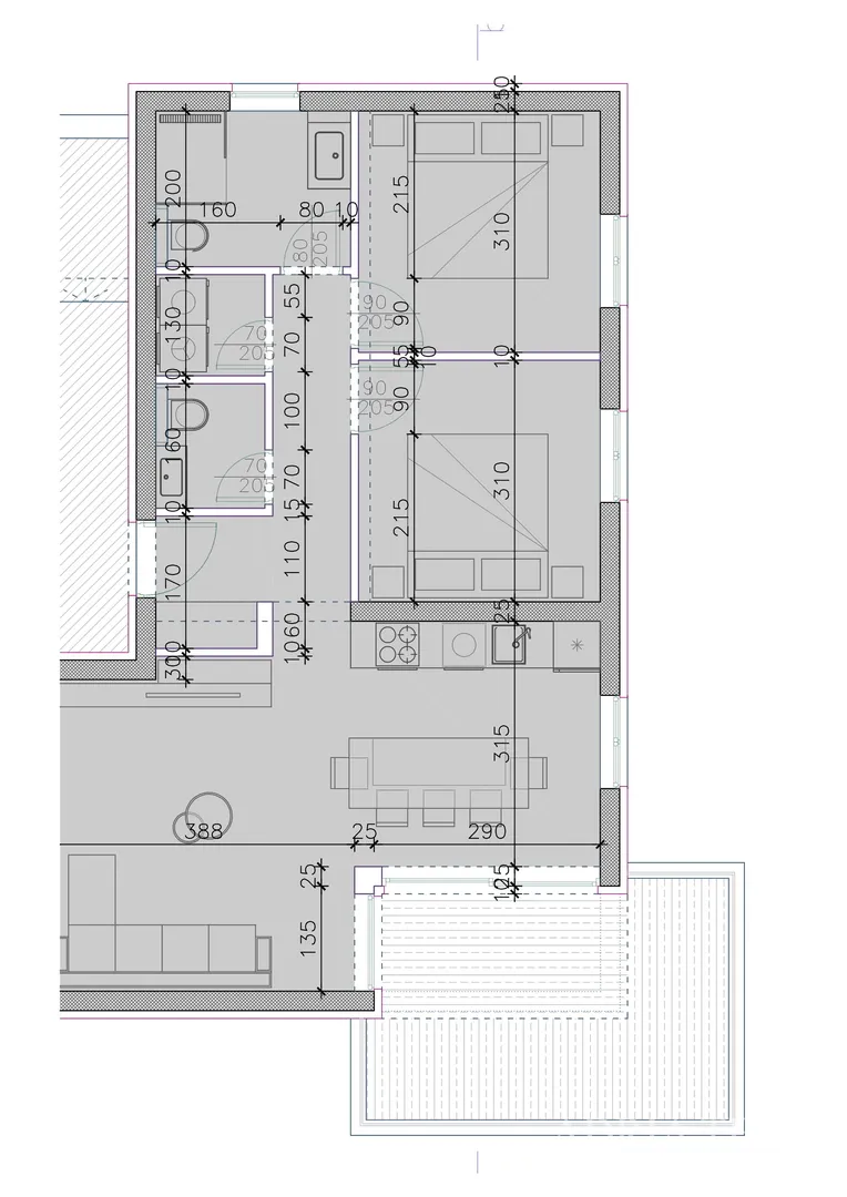 apartmani u novogradnji s pogledom na more i gratis parkingom - sukošan - slika 76