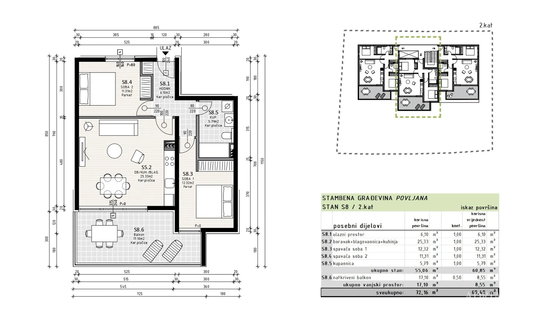 moderni apartmani u novogradnji - povljana, pag (zapad) - slika 30