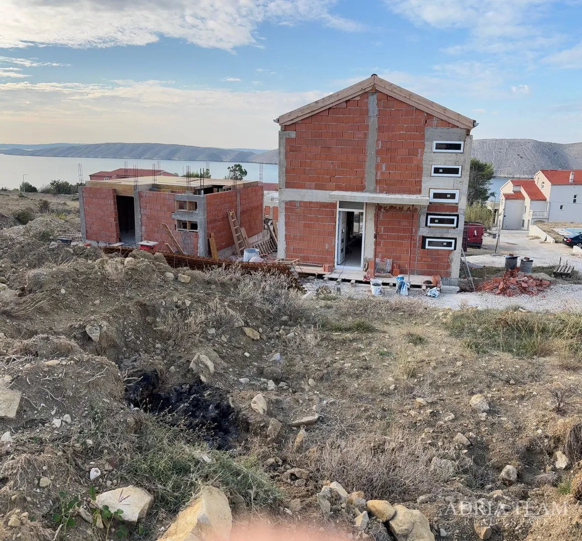 kuće s bazenom, 80 m od mora, novogradnja - vlašići, pag - slika 6