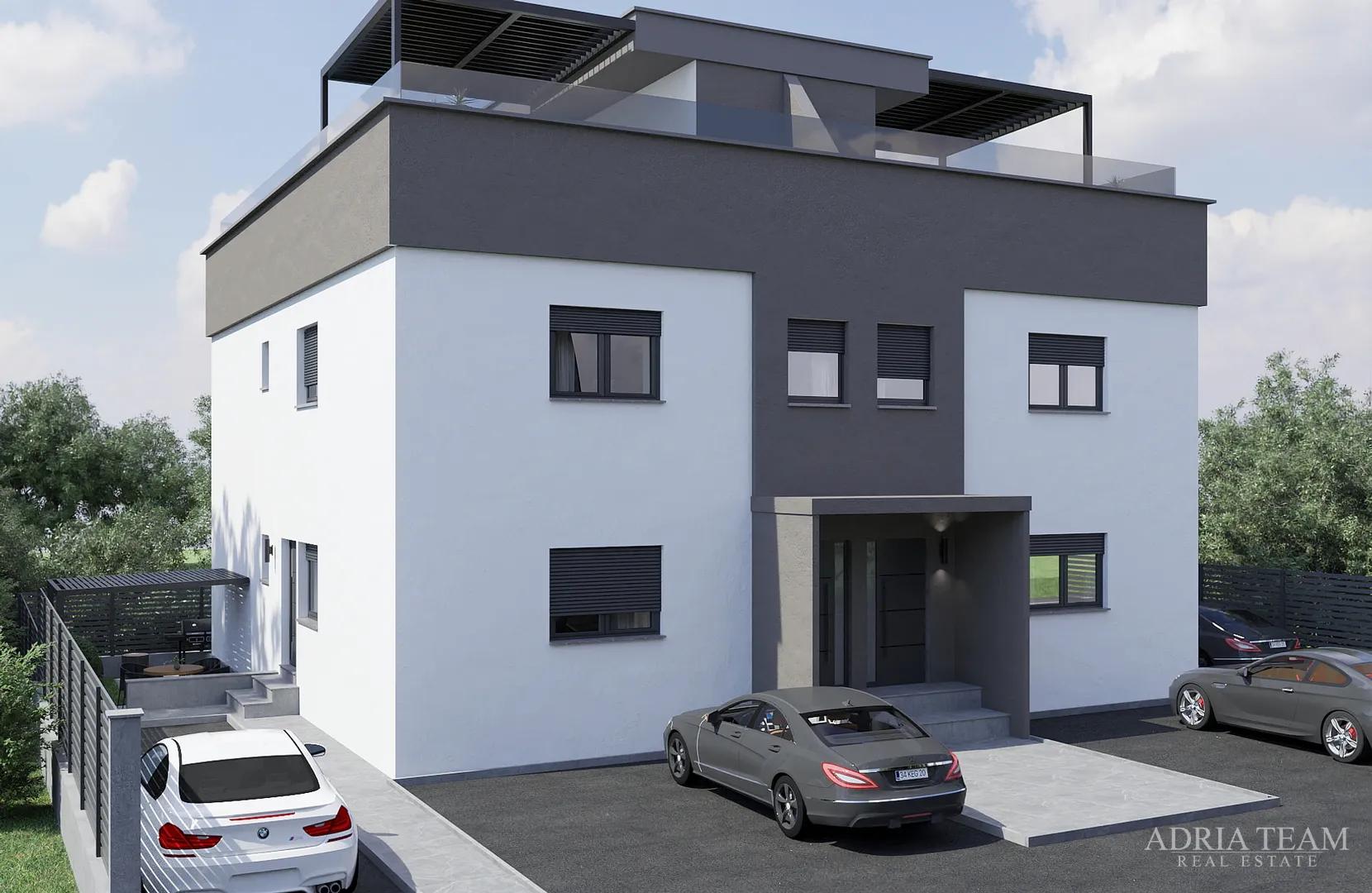Apartmani S Prostranim Dvorištem, Novogradnja - Vir