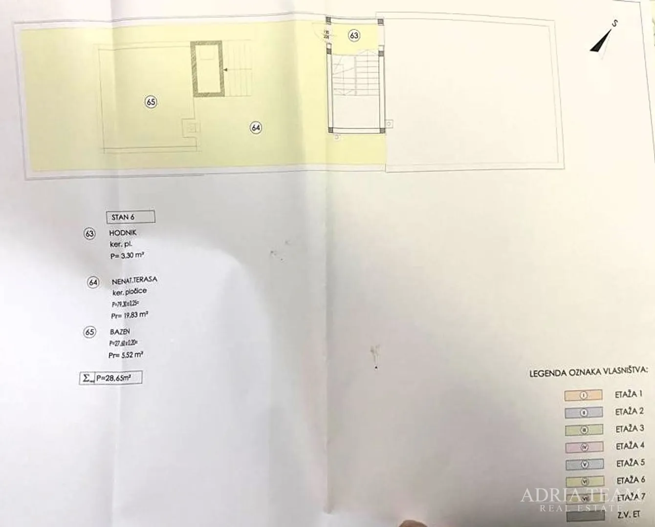 četverosoban stan s krovnom terasom i bazenom, novogradnja - belafuža, zadar - slika 24