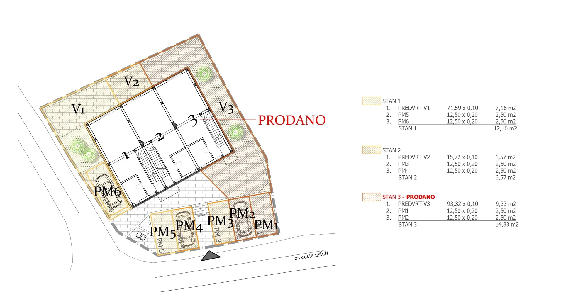 apartman u nizu, novogradnja - pašman - slika 49