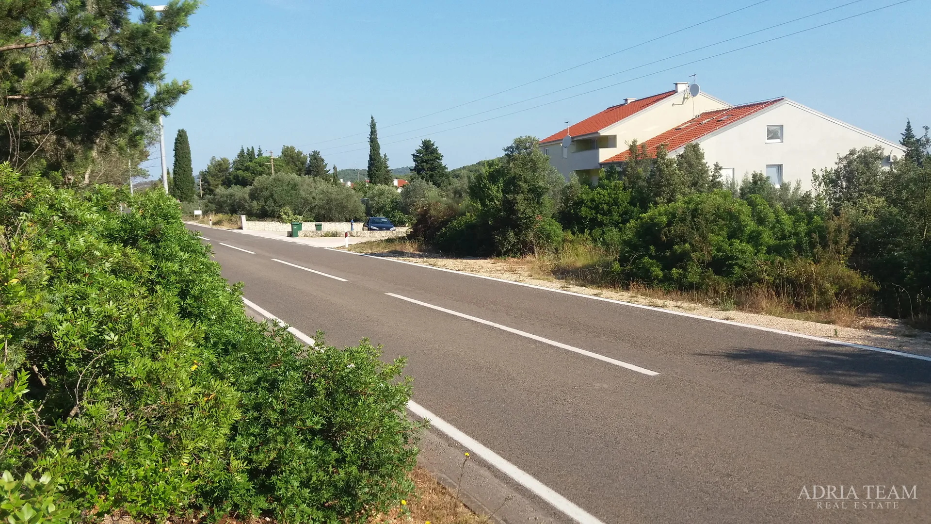 građevinsko zemljište s pogledom na more, 190 m od mora, pašman - ždrelac - slika 4