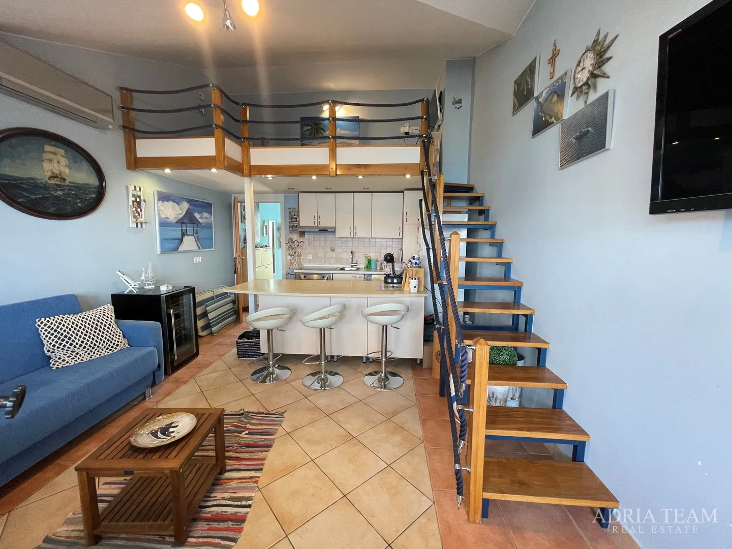 apartman, prvi red do mora, na prekrasnoj plaži s velikom terasom - turanj - slika 14