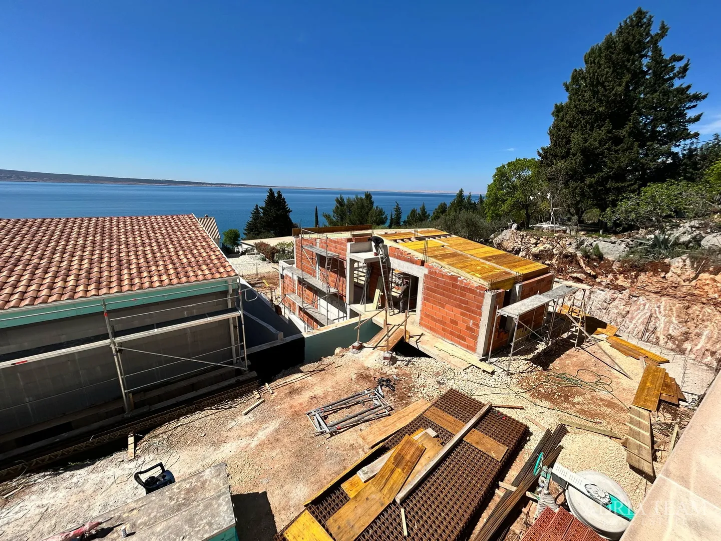 vila, 60 m od mora, novogradnja - starigrad - slika 14